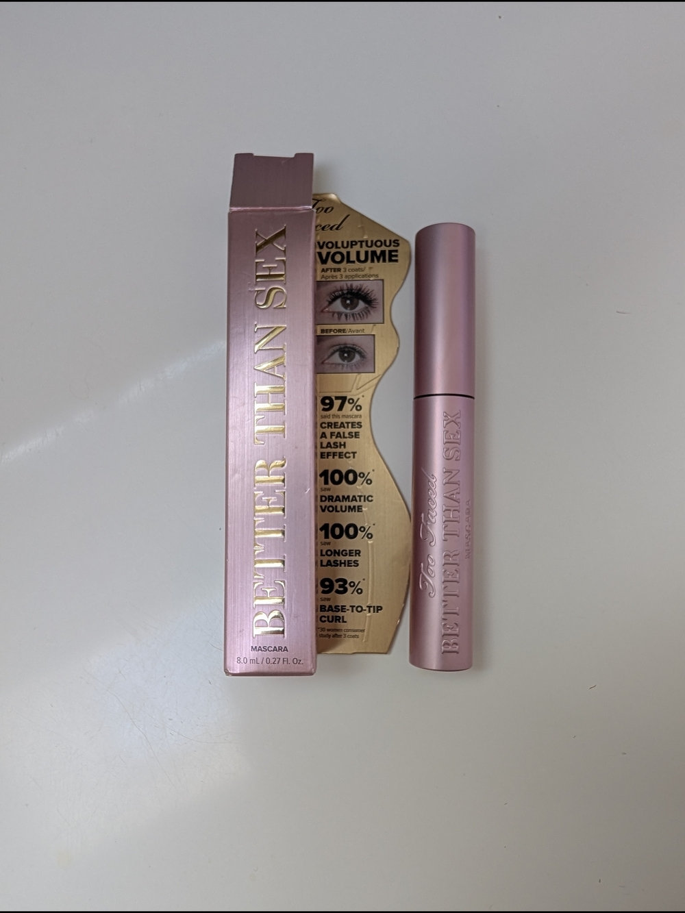 Too Faced Better Than Sex Mascara - Metallic Pink